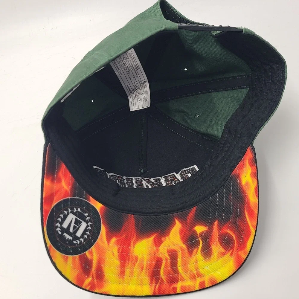 My Hero Academia Hat Snapback Green Black‎ BioWorld Katuski Bakugo Anime Kanji